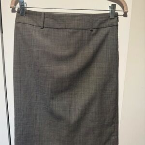Ann Taylor Gray Pencil Skirt